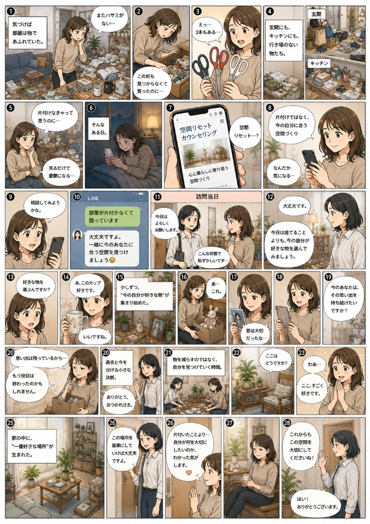 マンガでわかる空間リセット
